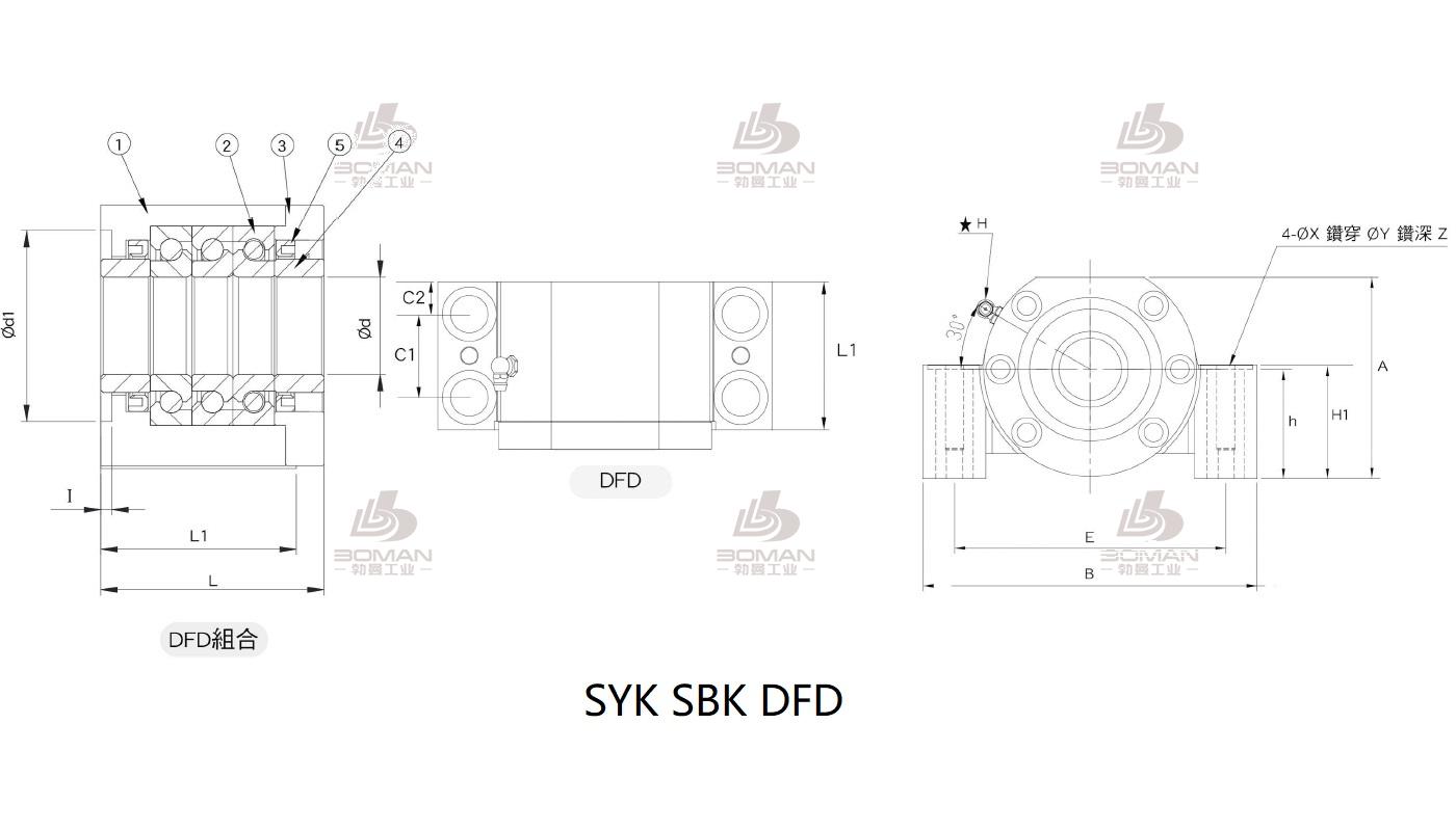 SYK MBCK25-I syk品牌丝杆支撑座生产厂家